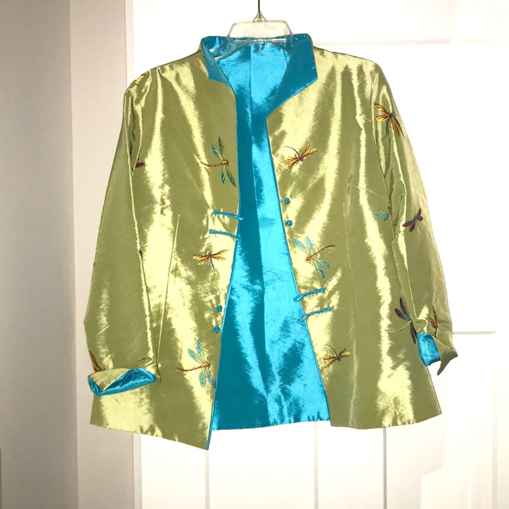 Silk dragonfly jacket
